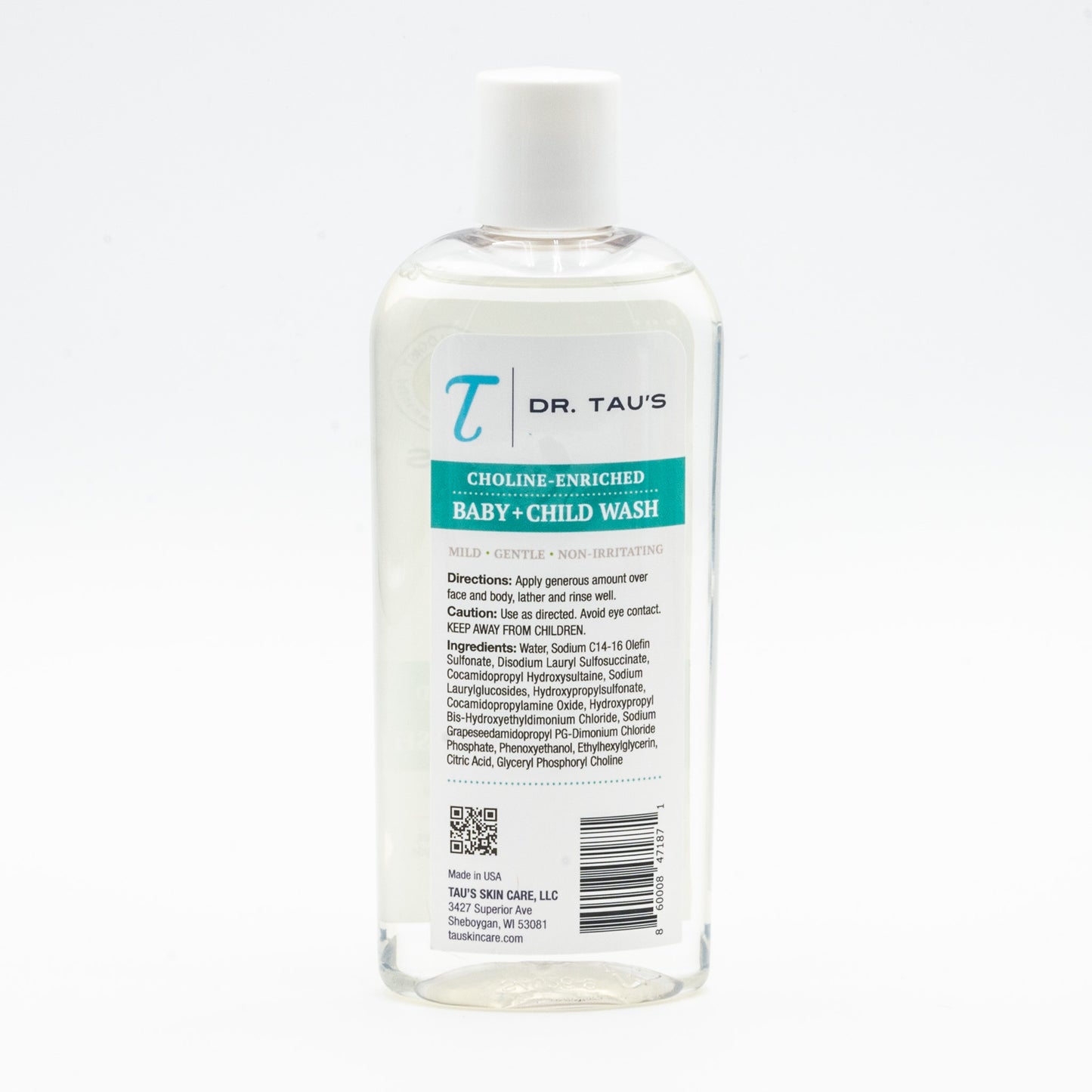 Dr. TAU's Choline-Enriched Baby + Child Wash